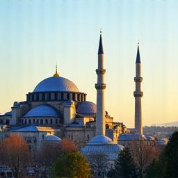 İstanbul'da Ayasofya ve Sultanahmet Camii